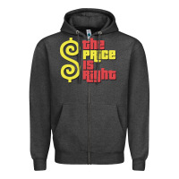 Charcoal Heather price is right classic Zipper Hoodie - artisFamous