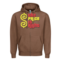 Chestnut price is right classic Zipper Hoodie - artisFamous