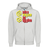 Dove Grey price is right classic Zipper Hoodie - artisFamous
