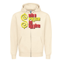 Sandshell price is right classic Zipper Hoodie - artisFamous