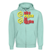 Seafoam price is right classic Zipper Hoodie - artisFamous