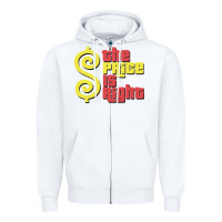 White price is right classic Zipper Hoodie - artisFamous
