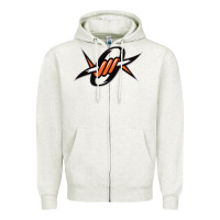Oatmeal Heather outllaws denver lacrosse Zipper Hoodie - artisFamous
