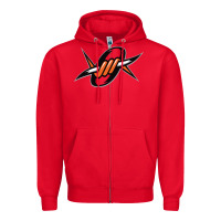 Red outllaws denver lacrosse Zipper Hoodie - artisFamous