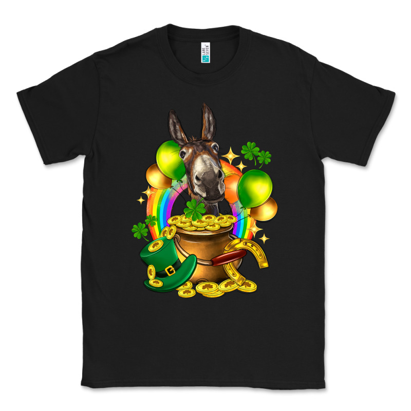 St. Patrick's Donkey With Balloon Classic Tee by HowdyJamesFarm | Teevron