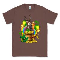 Chestnut St. Patrick's Donkey with balloon Classic Tee - HowdyJamesFarm