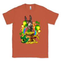 Copper St. Patrick's Donkey with balloon Classic Tee - HowdyJamesFarm