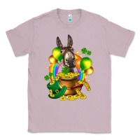 Lilac St. Patrick's Donkey with balloon Classic Tee - HowdyJamesFarm