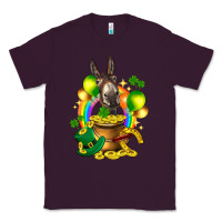 Plum St. Patrick's Donkey with balloon Classic Tee - HowdyJamesFarm