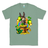 Sage St. Patrick's Donkey with balloon Classic Tee - HowdyJamesFarm