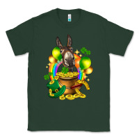 Sports Green St. Patrick's Donkey with balloon Classic Tee - HowdyJamesFarm