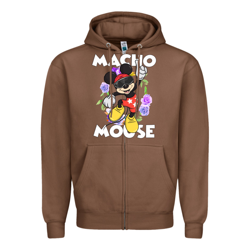 Macho Mouse Zipper Hoodie by artisFamous | Teevron