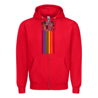 Red rainbow lightsaber Zipper Hoodie - artisFamous