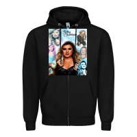 Black kelly clarkson Zipper Hoodie - artisFamous