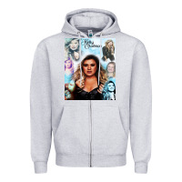 Heather Grey kelly clarkson Zipper Hoodie - artisFamous