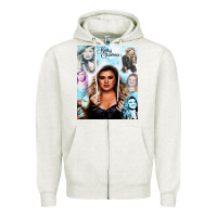 Oatmeal Heather kelly clarkson Zipper Hoodie - artisFamous