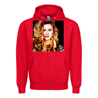 Red kelly clarkson Zipper Hoodie - artisFamous