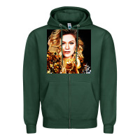 Sports Green kelly clarkson Zipper Hoodie - artisFamous
