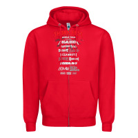 Red shark fest Zipper Hoodie - artisFamous