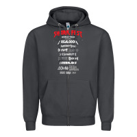 Smoke shark fest Zipper Hoodie - artisFamous