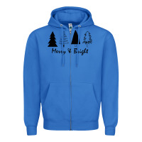 True Royal merry and bright Zipper Hoodie - artisFamous