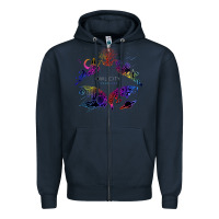 Navy Best Owl City Zipper Hoodie - artisFamous