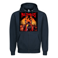 Navy Best Ross the Boss Zipper Hoodie - artisFamous