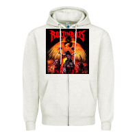Oatmeal Heather Best Ross the Boss Zipper Hoodie - artisFamous