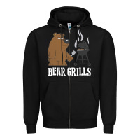 Black Bear Grills Grylls Zipper Hoodie - artisFamous