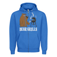 True Royal Bear Grills Grylls Zipper Hoodie - artisFamous