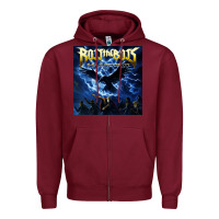 Burgundy Best Ross the Boss Zipper Hoodie - artisFamous