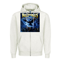 Oatmeal Heather Best Ross the Boss Zipper Hoodie - artisFamous