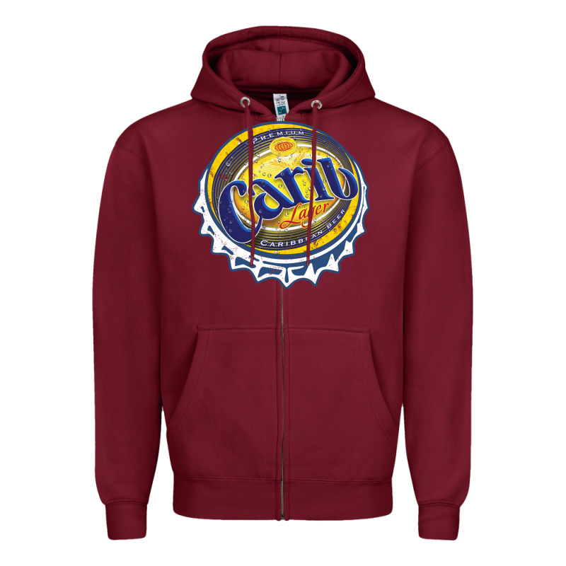 Carib Beer Zipper Hoodie by artisFamous | Teevron