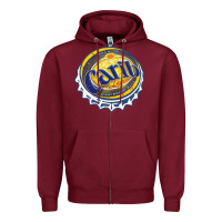 Burgundy carib beer Zipper Hoodie - artisFamous