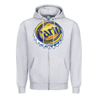 Heather Grey carib beer Zipper Hoodie - artisFamous