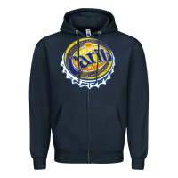 Navy carib beer Zipper Hoodie - artisFamous