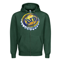 Sports Green carib beer Zipper Hoodie - artisFamous