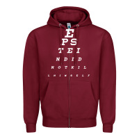 Burgundy epstein did not kill himself Zipper Hoodie - artisFamous