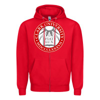 Red clark university Zipper Hoodie - artisFamous
