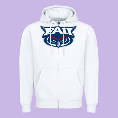 Florida Atlantic Owls Zipper Hoodie Designed By Artisfamous
