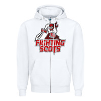 White edinboro fighting scots Zipper Hoodie - artisFamous