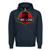 Navy dr who park time lord Zipper Hoodie - artisFamous