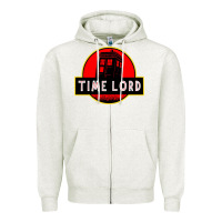 Oatmeal Heather dr who park time lord Zipper Hoodie - artisFamous