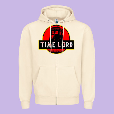 Dr Who Park Time Lord Zipper Hoodie Designed By Artisfamous