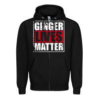 Black ginger lives matter Zipper Hoodie - artisFamous