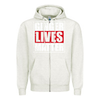 Oatmeal Heather ginger lives matter Zipper Hoodie - artisFamous