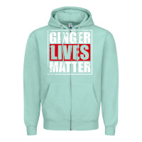 Seafoam ginger lives matter Zipper Hoodie - artisFamous