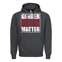 Smoke ginger lives matter Zipper Hoodie - artisFamous