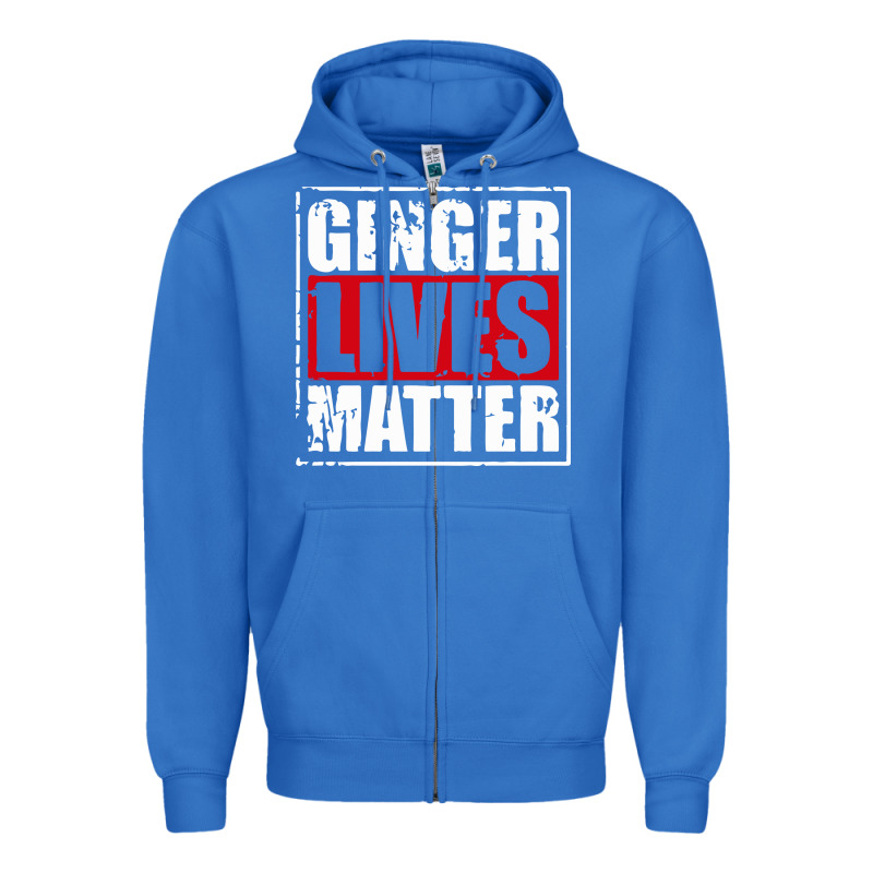 Ginger Lives Matter Zipper Hoodie by artisFamous | Teevron