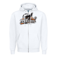 White new england black wolves Zipper Hoodie - artisFamous